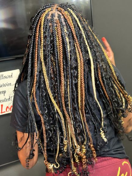 Bohemian Knotless Braids